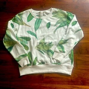 H&M palm leaf sweatshirt, small